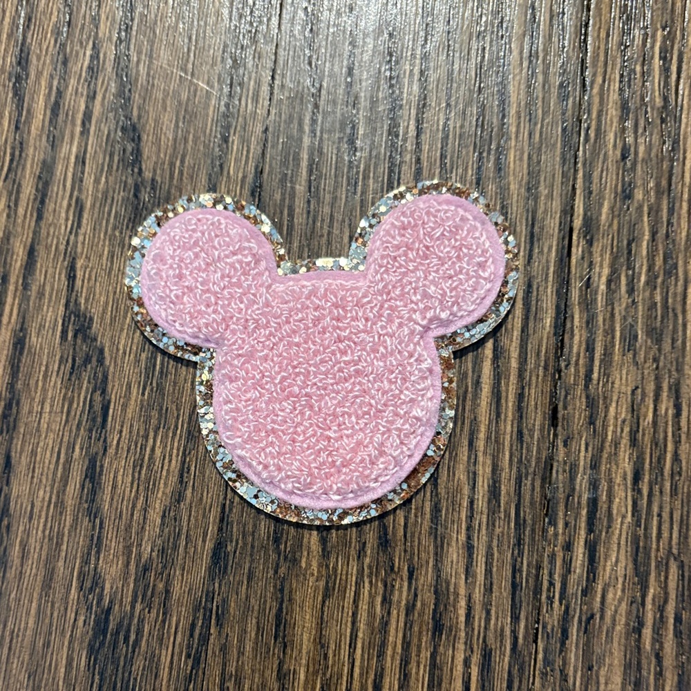 Stoney Clover x Disney Pink Glitter Mouse Ears Patch